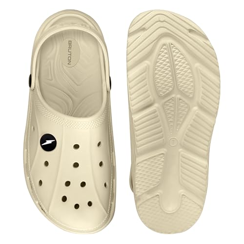 Image of BRUTON Extra Soft Men's Classic Casual Sandals /Clogs Adjustable Back Strap | Lightweight | Stylish & Non-Slip | Waterproof & Everyday Mules for Men & Boys