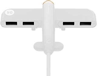 ZNHEP USB Splitter for Four Docking Hub， USB 2.0 Expander 4-Port Data Hub Multi-Function Extender (Color : OneColor)