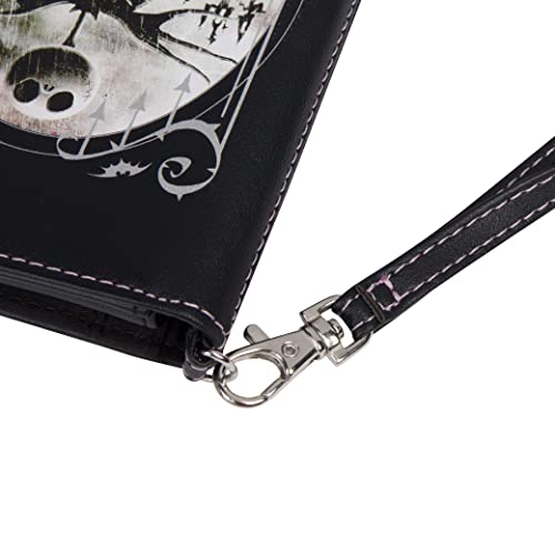 Loungefly unisex Disney The Nightmare Before Christmas Wallet & Phone Holder - Bi-fold, Snap Closure, Detachable Wrist Strap 7