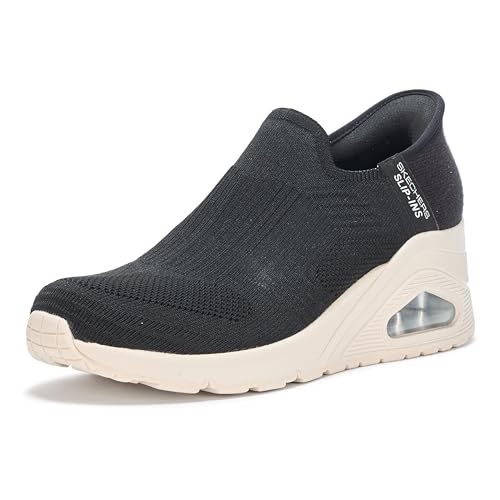 Image of Skechers Women's Uno Wedge - Kickin' Knit Hands Free Slip-ins