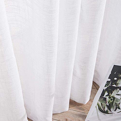 Tenda Veronica Casa Soggiorno Bianco trasparente