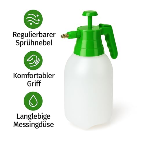 Pulverizador a presión Grow de 3 litros ideal para cuidar tus plantas del balcón y huerto urbano 3