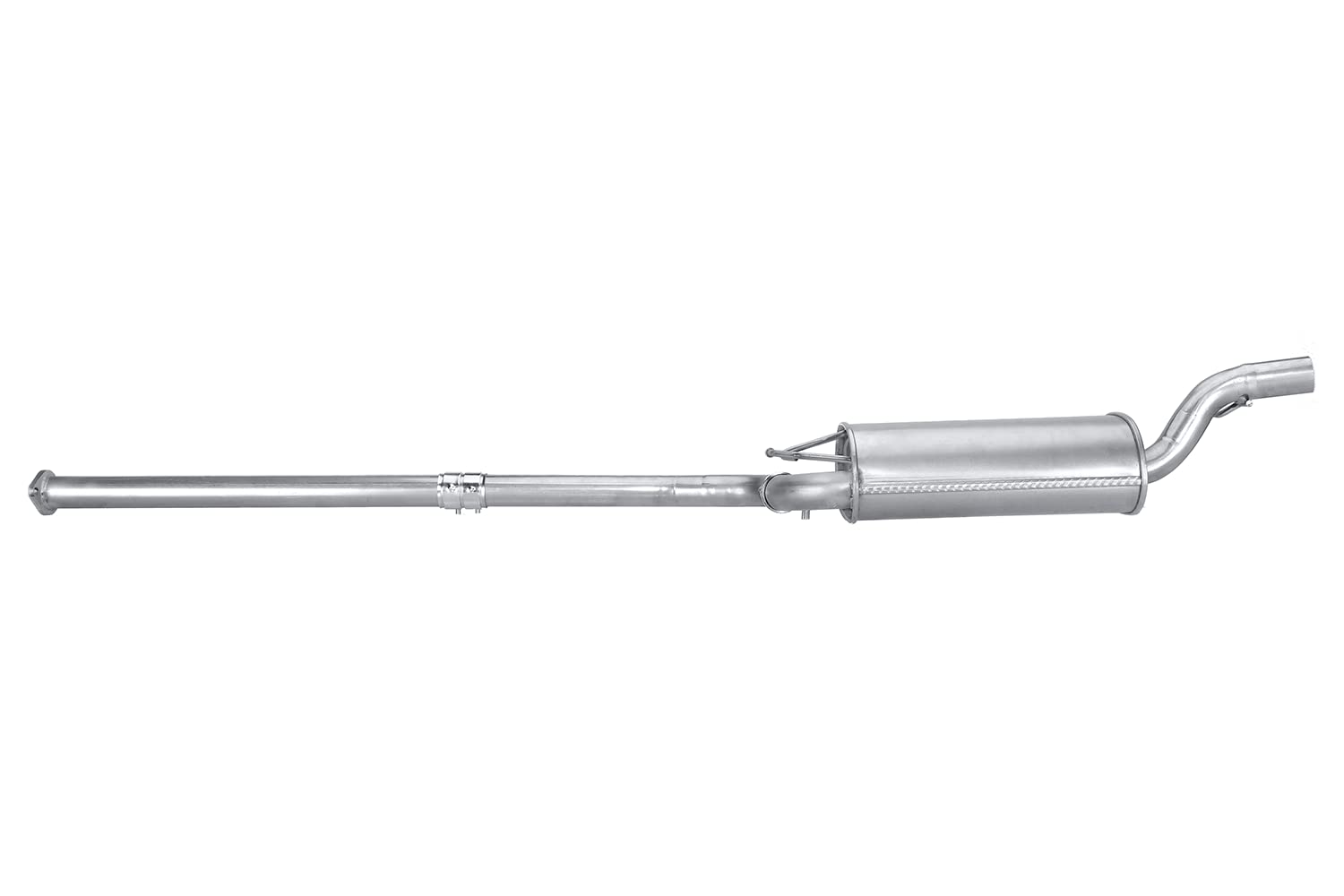 HELLA 8LC 366 024-201 Tłumik środkowy - Easy2Fit® Kit - w środku - trzyczęściowy - Komplet z elementami do montażu