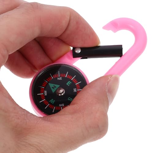 Brújula de bolsillo compacta OSALADI 10 pcs para camping y senderismo miniatura 4