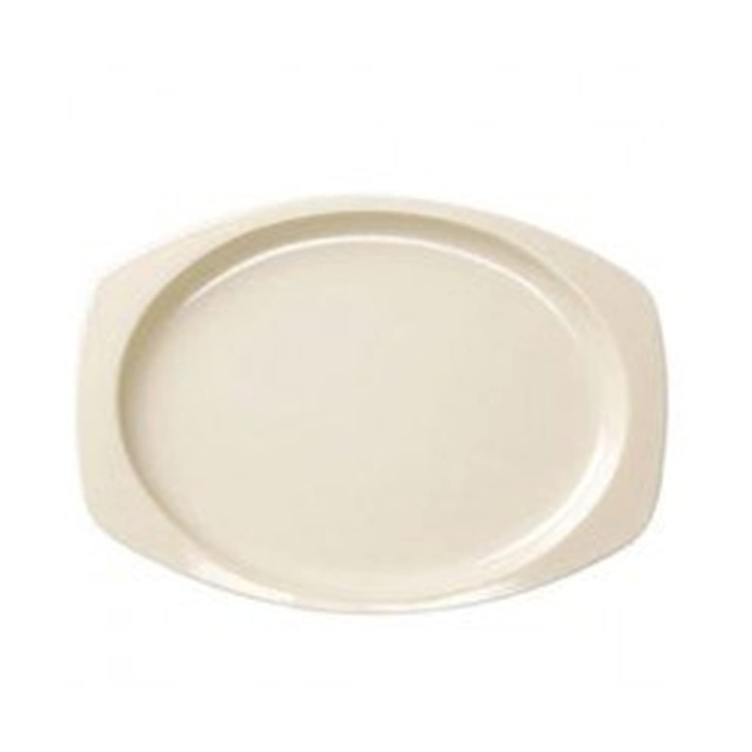 Nustone Melamine Rectangular Platter 9 1/2" x 6 3/4" - Tan 12 / Pack