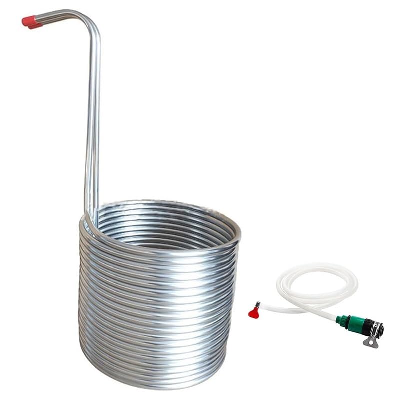 Tubo Enfriador De Mosto, Serpentín De Enfriamiento De 480 Mm For Elaboración Casera De Cerveza, Enfriador De Mosto De Acero Inoxidable 304(Cooling Coil Set)