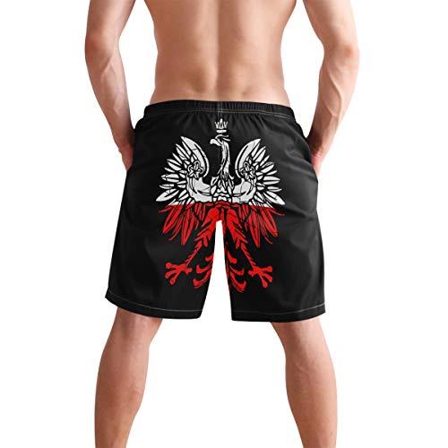 Men's Quick Dry Swim Trunks with Pockets Missouri Flag Beach Board Shorts Bathing Suits3