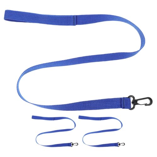 NULYLU Correa para Caminar para 3 Piezas de Nylon y Plástico Azul, Arnés Fácil de Usar y Versátil para Caminatas y Excursiones al Aire Libre