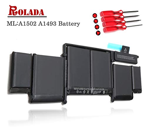 A1493 New Laptop Battery for Apple A1502 ME864LL/A ME866LL/A; MacBook Pro 13" Retina
