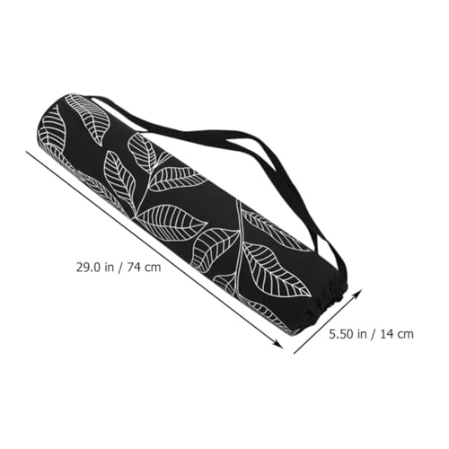 Bolsa de yoga de algodón resistente con cordón ajustable para esterilla 2
