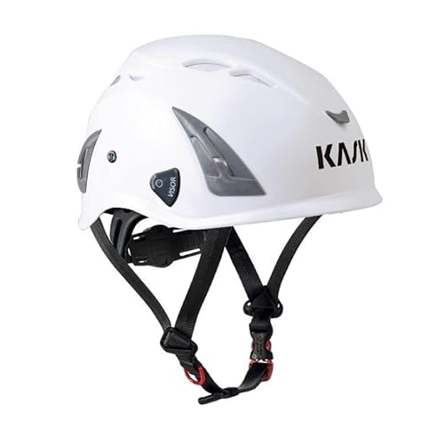 KASK SUPERPLASMA AQ INDUSTRIESCHUTZ -UND KLETTERHELM (WEIß) | INKLUSIVE SCHUTZBRILLE (TRANSPARENT)