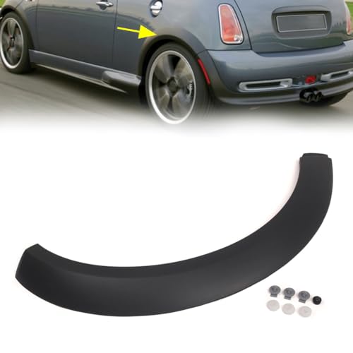 GZYF 1 Pc 51131505869 Rear Wheel Arch Trim Mudguard Arch Cover ABS left for MINI COOPER R50 09/2000-11/2006