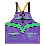 Hwyxcx Neon Genesis Evangelion Unit-01 Aprons With Pockets by Treasure Case (EVANGELION, Purple)