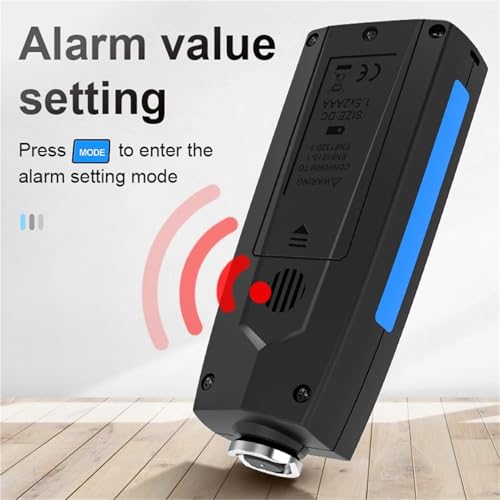 Calibrador digital para grosor de pintura automotriz 1500um miniatura 5