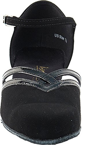 Very Fine Womens Ballroom Dance Shoes Party Salsa Practice Shoes 8881EB Comfortable Dance Shoes 1" (Bundle of 5)3