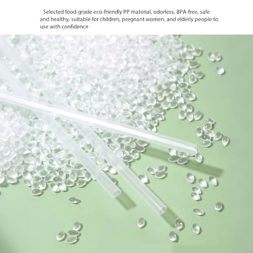 YAOSHENG Pitillos Transparentes Flexibles 200 uds 20.99 cm miniatura 7