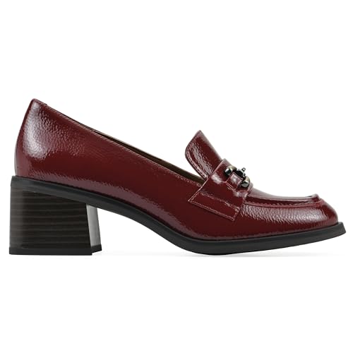 Image of WHITE MOUNTAIN Women's Nacho Block Heel Loafer