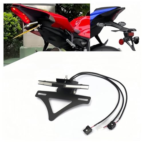 Support Plaque d'immatriculation Moto LED pour Yamaha YZF R1