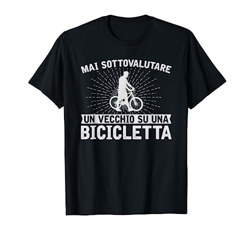 Bici Regalo Per Vecchio Uomini Ciclista Ciclismo Bicicletta Maglietta