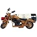 Produktbild QIDOFAN Crafts Holz Motorrad Modelling Weinregal Dekoration Haushaltsweinflaschenregal Wohnzimmer Veranda Desktop-Bar Restaurant Dekoration Europäische kreative Persönlichkeit Stilvoll und schön