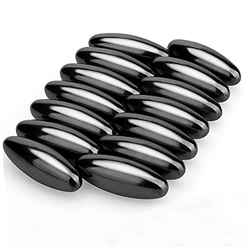 Refrigerator Science Kits Big Magnets Hematite Magnetic Rattlesnake Egg, Large Magnetic Set Magnet Rings Magic Blocks for Home Office Fridge WhiteBoard Adults(18 PCS)