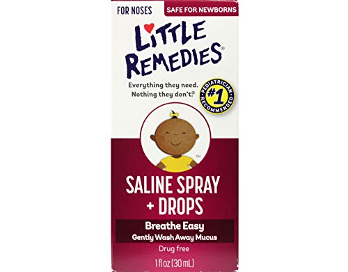 Little Remedies for Noses Saline Spray/Drops 1 fl oz (30 ml) by Little Remedies