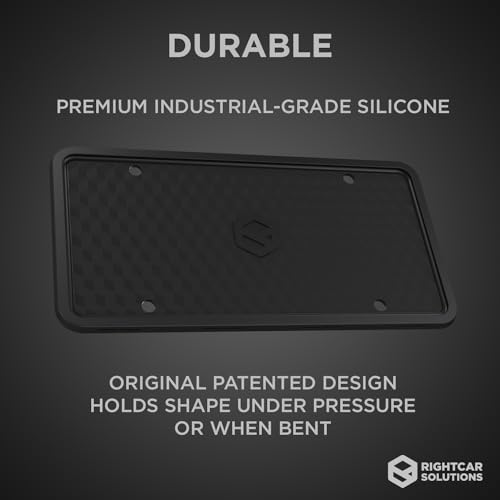 image for Rightcar Solutions Silicone License Plate Frames | The Original Premiu