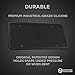 Rightcar Solutions Silicone License Plate Frames | The Original Premium Grade Silicone Car Plate Frame | Rust Proof, Rattle Proof, Weather Proof License Plate Holder (Black 2pack)