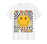 Big Brother Of Twins Older Brother of Twin Announcement T-Shirt
