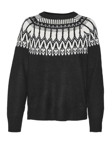 VERO MODA Vmsimone Ls Nordic Pullover Ga Rep Boo