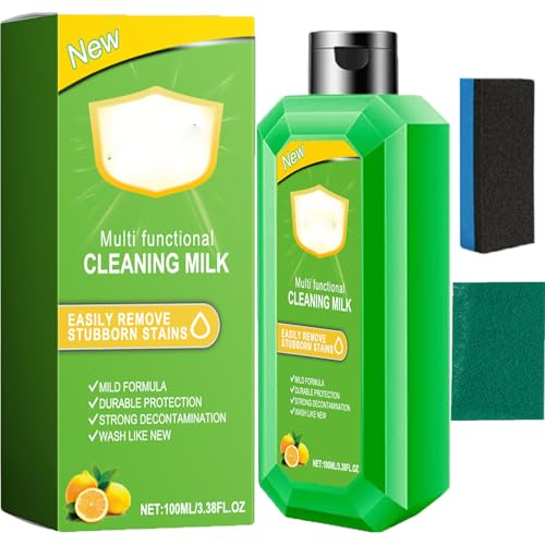 Reinigungsmilch Hausreiniger, leistungsstarke multifunktionale konzentrierte Reinigungslotion, entfernt Küchenschmutz und Öl, Mehrzweckreiniger, starker Entfetter. (1pcs)