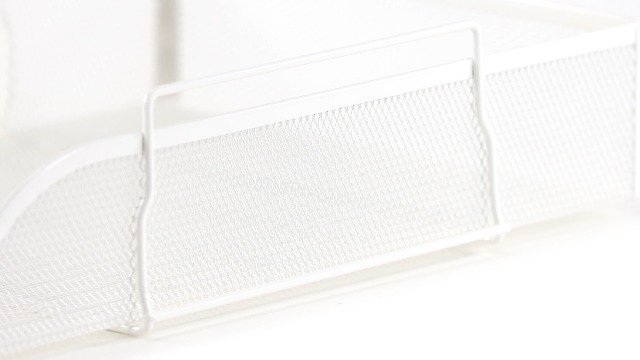 Relaxdays Lot de 2 organiseurs de bureau, métal, range-lettres & porte