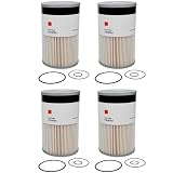 4PCS FS19764 Fuel Filter Water Separator Fit for Cummins X12 X15 ISX12 ISX15 Engine Replace FS19765