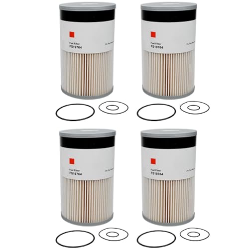 4PCS FS19764 Fuel Filter Water Separator Fit for Cummins X12 X15 ISX12 ISX15 Engine Replace FS19765 P550851 PF7930