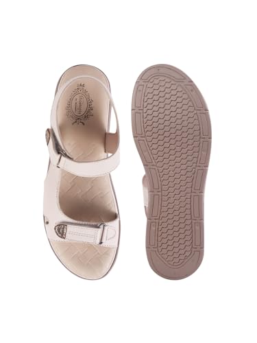 Image of Shoetopia Women's Comfort Sandals | Lightweight Orthopedic Wedge Sandals with Adjustable Straps & Cushioned Sole for Casual Daily Footwear