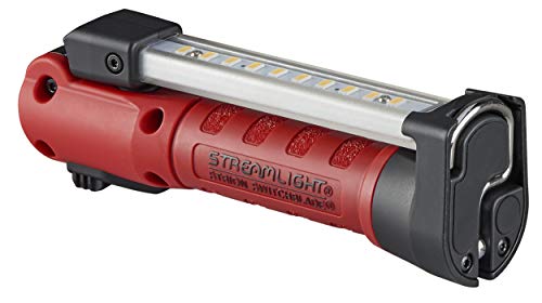 Image of Streamlight 74850 Strion Switchblade 500-Lumen Rechargeable Compact Multi-Function LED Work Light with Color-Rite Technology, and USB Cable, Red