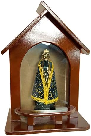 Oratório Capela Com Luz Nossa Senhora Aparecida 33,5cm