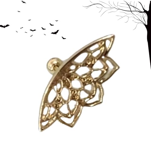 ゴシックイヤリング - ハロウィン ゴシック 蜘蛛の巣 ピアス イヤリング | おしゃれ スタッドイヤリング メンズ ティーンズ 学生 夜の外出 コスプレ 誕生日会用