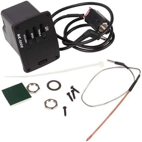 Timiy Uk-2000 Spiral Piezo Cable Pickup Eq and Pre Amp for Ukulele(no Battery)