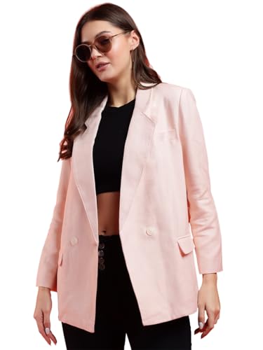 Image of KOTTY Womens Cotton Blend Standard Length Elegant Style Coat - Classic Style with Modern Detailing