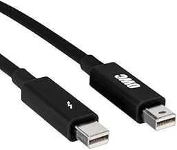 OWC Premium Thunderbolt 2 Cable, 1.0 meter (39 inch, 3.2 feet), Black, (OWCCBLTB1MBKP) - coolthings.us