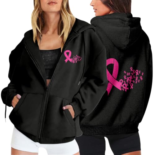 Veste à capuche cancer du sein finitions soignées pour femme active