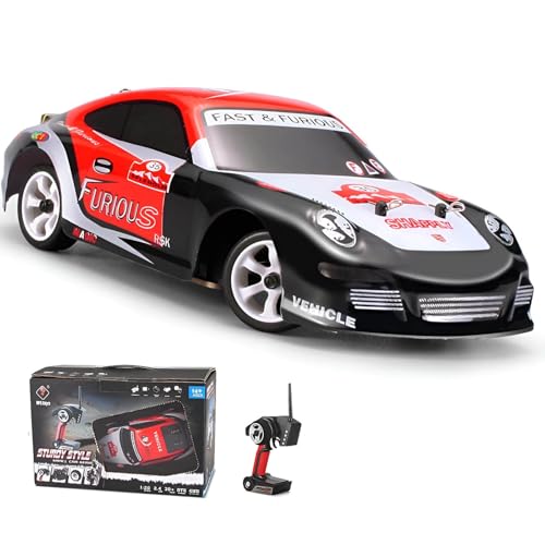 RC Rallycar 1:28 Escala, 30 Km/h, Suspensión Independiente, Chasis Metálico, Carrocería PVC Antideflagrante - Drifting Indoor Y Exterior