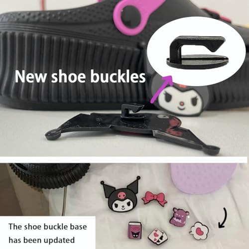 CEINOM Cute Cartoon Slippers Kuromi Kawaii Slippers for Women Cloud Slides indoor Outdoor Soft Comfy Anti-Slip garden Shoes4