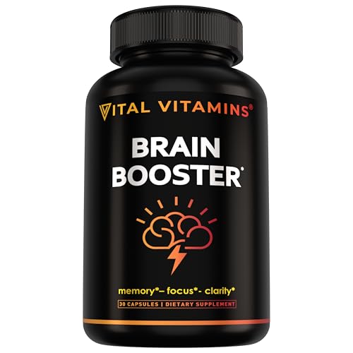 Best Natural Supplements for Focus and Concentration: 11 Products That Actually Work (2026 Review) 11 Vital Vitamins Brain Supplements with Bacopa Monnieri - for Memory and Focus – Nootropic Brain Booster - Caffeine-Free Support for Adults & Seniors – Non-GMO, 30-Day Supply, 30 Capsules