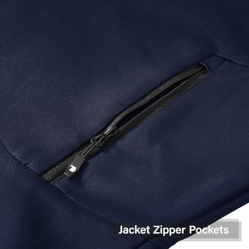 BGOWATU Men's Tracksuits Set Full Zip Jacket Hoodie Sweatsuit Running Sport Pants Outfits for Men with Zipper Pockets4