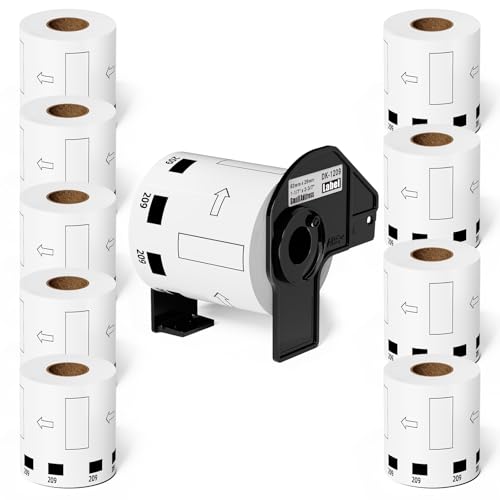 10Rolls Labels Compatible Brother Labels Replacement for Brother DK-1209 (2.4 in x 1.1 in), Use with Brother QL Label Printers [10 Rolls/8000 Labels + 1 Frame] by Suminey - Used condition - US$21.72
