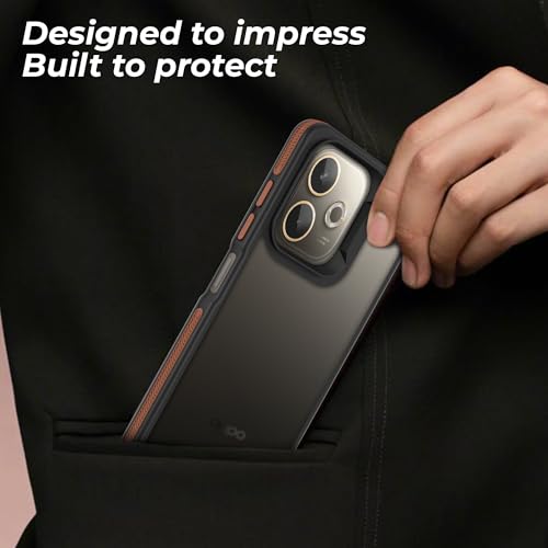 Image of A rtistque Frosted Ultra Matte Back Cover Case for Oppo A5 Pro 5G | Smooth Sides with Grip | Stylish Protective Design | Raised Camera Edges | Oppo A5 Pro 5g Back Cover - Brown