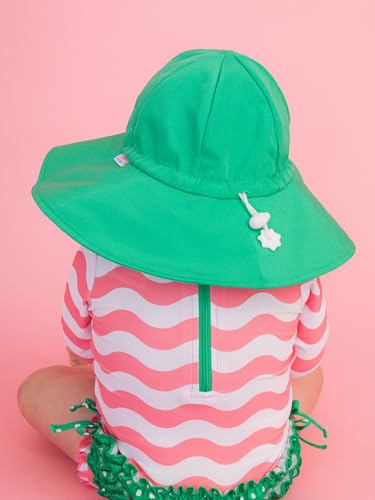 Image of RuffleButts Baby-Girls Sun Hat Floppy Wide Brim UPF 50+ - Baby Sun Hat with Sun Protection