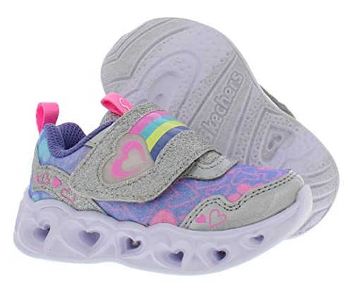 Skechers Heart Lights Lovie Dovie Baby Girls Shoes2